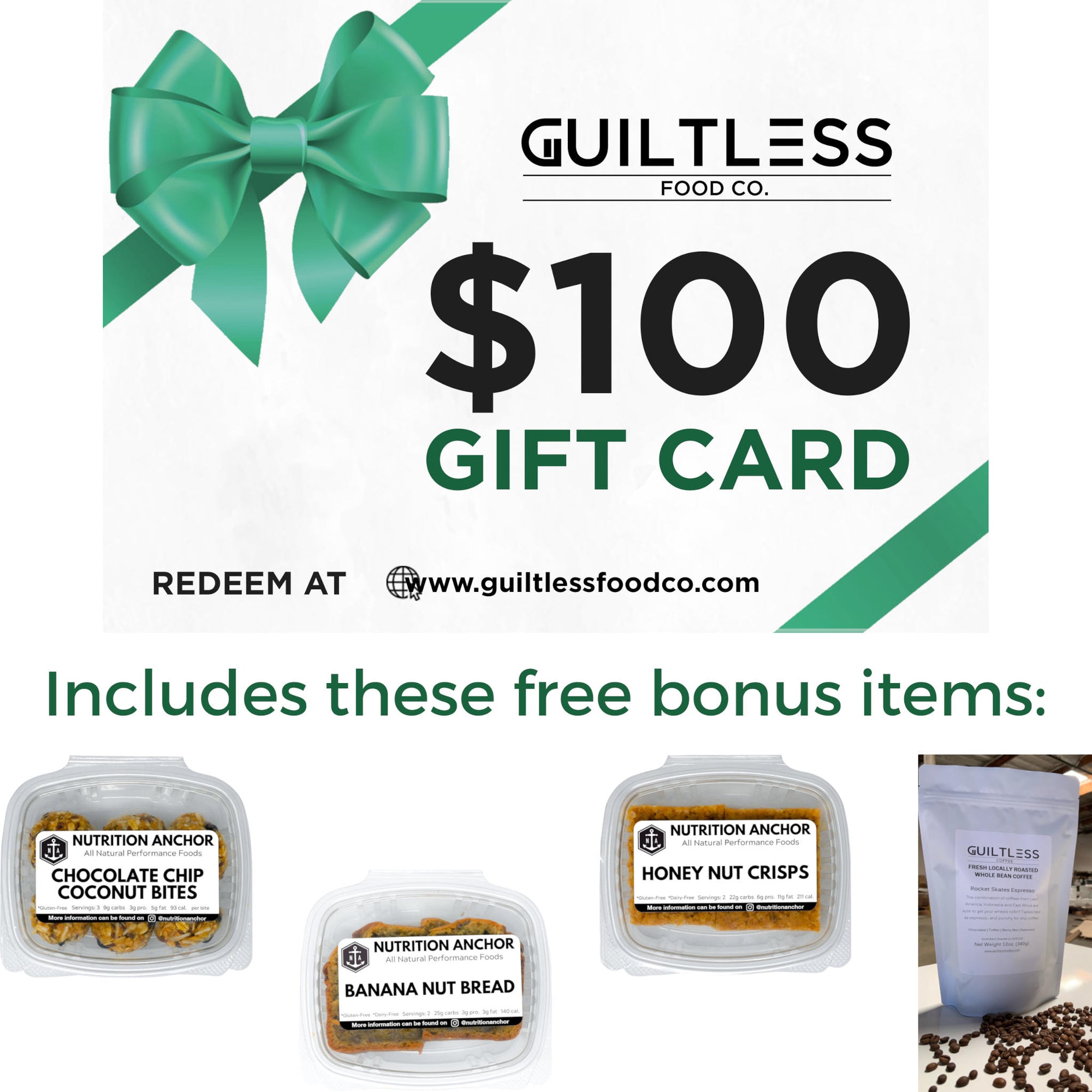 $100 Gift Card w/ free Extras